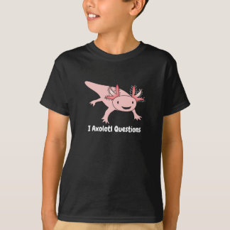 T-shirt L'Axolotl interroge drôle mignon