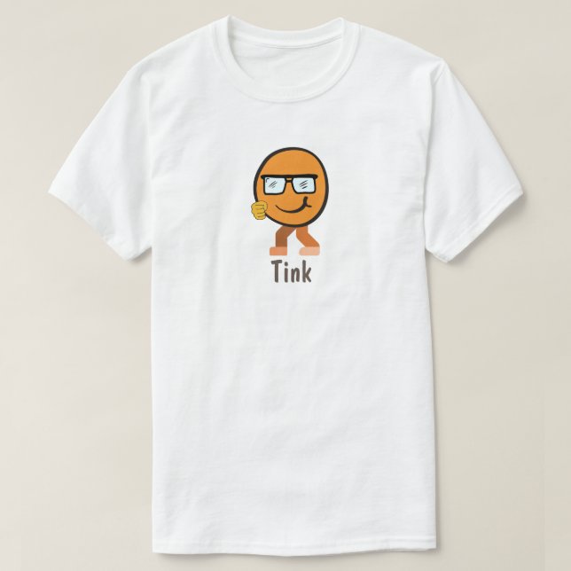 T-shirt Lazy boy Tink amusant amateur de nourriture (Design devant)