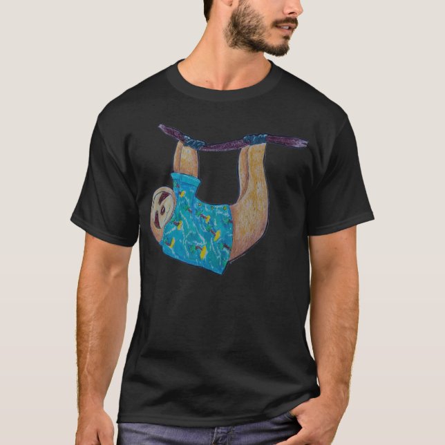 T-shirt Lazy Holiday (Devant)