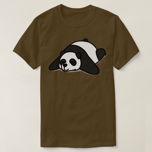 T-shirt Lazy Panda (Design devant)