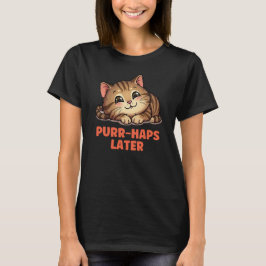 T-shirt Lazy Tabby Chat Drôle Amoureux des chats