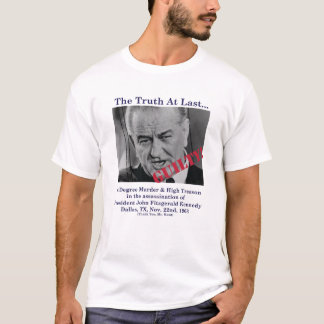 T-shirt LBJ coupable