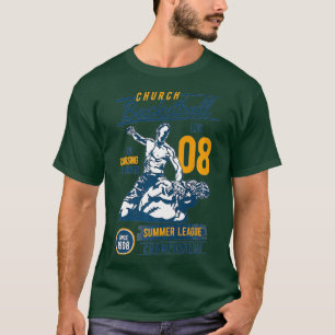 T-shirt LDS Church Basketball League Funny Mormon cadeau