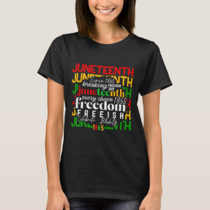 T-shirt Le 11 juin 1865 célèbre la liberté en l'honneur de