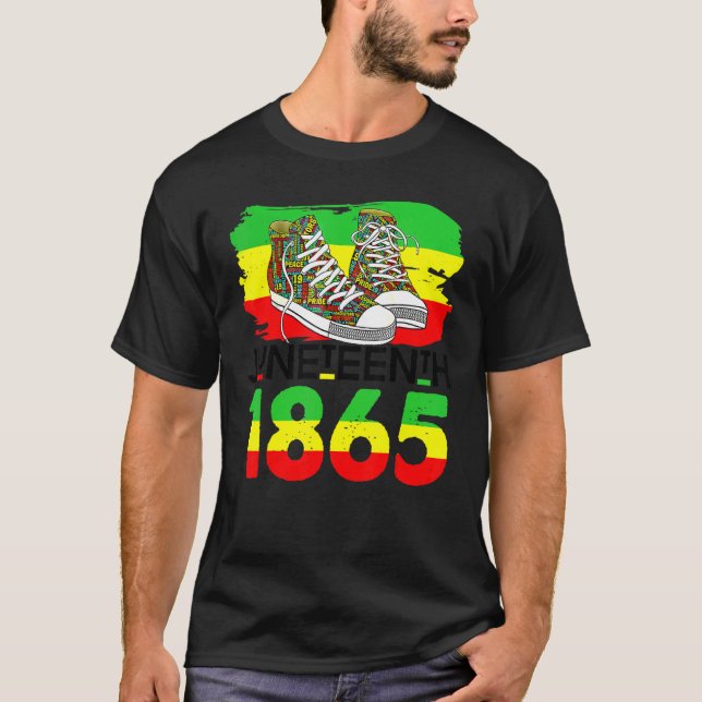 T-shirt Le 11 juin est ma fête de l'Indépendance Chaussure (Devant)