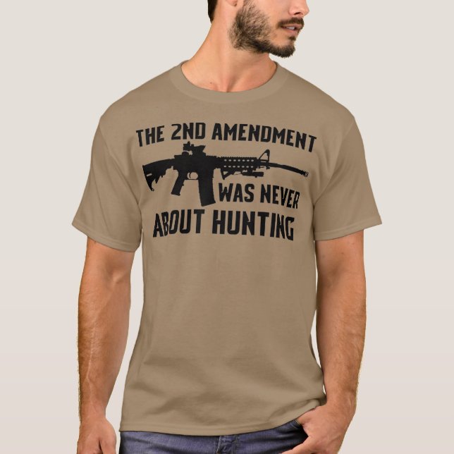 T-shirt Le 2ème Amendement N'Était Jamais Consacré À La Ch (Devant)