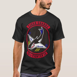 T-shirt Le 75e Escadron de chasse d'Air Ce insigne requins