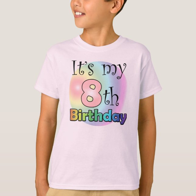 T-shirt Le 8ème anniversaire de la mort (Girl) (Devant)