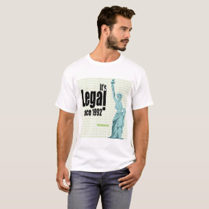 T-shirt Le B de base des hommes