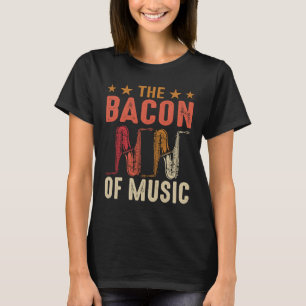 T-shirt Le Bacon de musique Saxophone Saxaphone Player 9