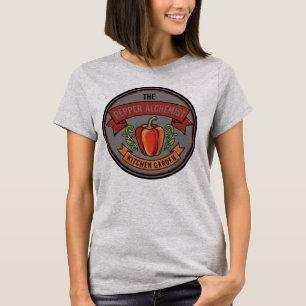 T-shirt Le badge du jardin de cuisine de l'alchimiste du p