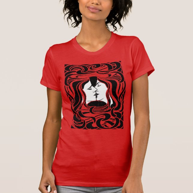 T-shirt Le baiser (Devant)