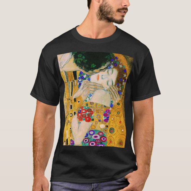 T-shirt Le Baiser de Gustav Klimt (Devant)