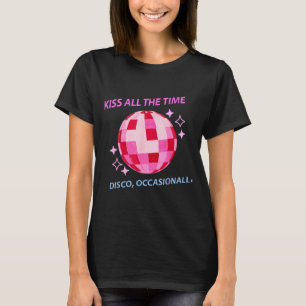 T-shirt Le baiser de la chemise tout le temps disco occasi