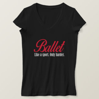 T-shirt le ballet comme un sport.