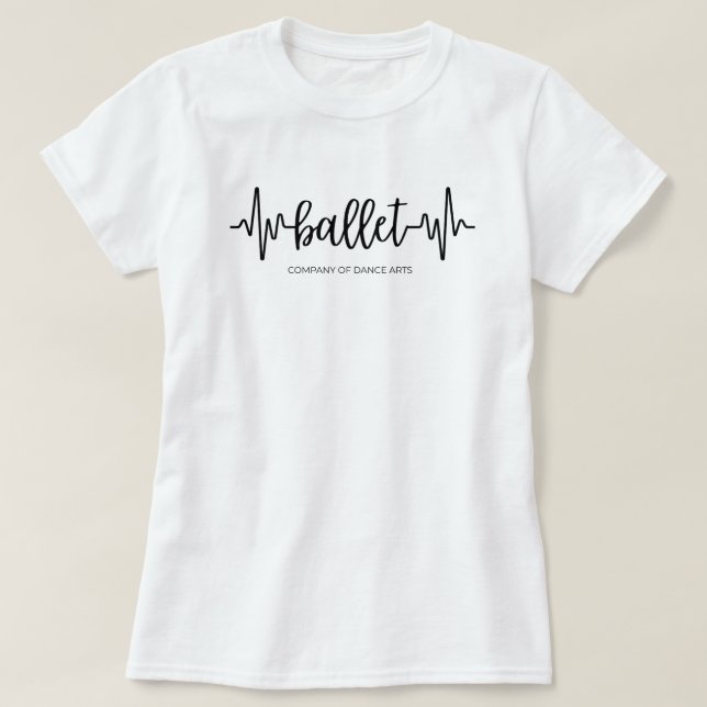 T-shirt le ballet est la vie (Design devant)