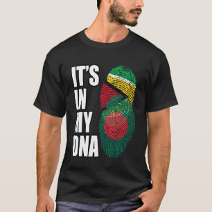 T-shirt Le Bangladesh Et Le Guyana Mélangent L'ADN Patrimo