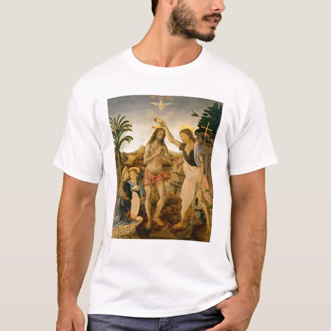 T-shirt Le baptême du Christ par Jean-Baptist (Devant)