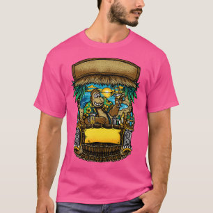 T-shirt Le bar de plage de Gorilla