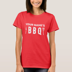 T-shirt Le barbecue de votre nom