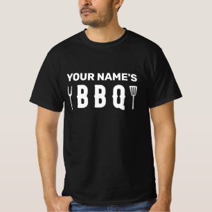 T-shirt Le barbecue de votre nom