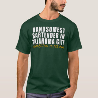 T-shirt Le barman le plus somptueux d'Oklahoma City selon