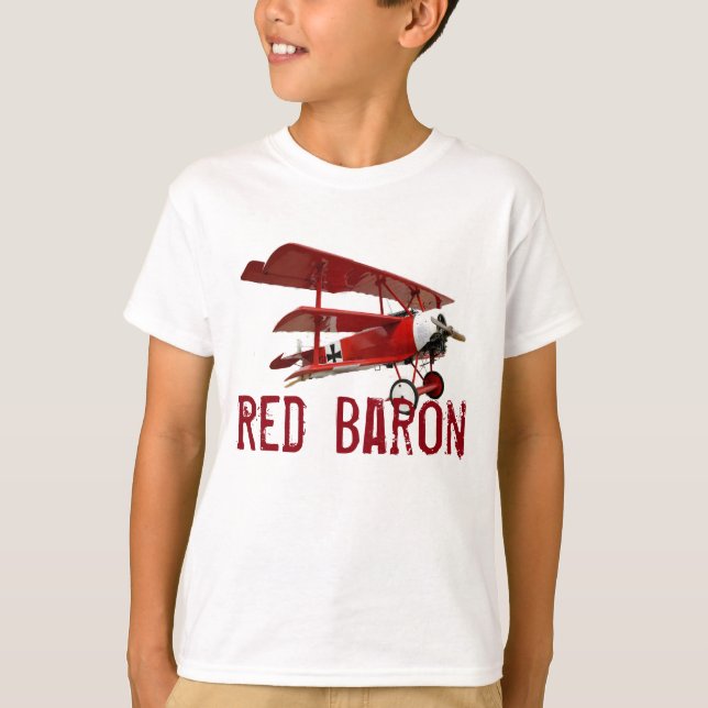T-shirt "Le baron rouge" triplan (Devant)
