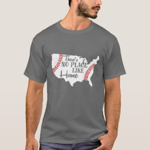 T-shirt Le baseball américain n'est pas un endroit comme