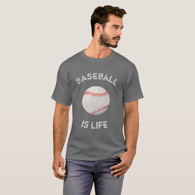 T-shirt Le baseball, c'est le baseball de vie - Tee - shir (Devant entier)