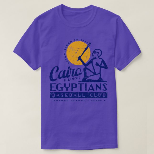 T-shirt Le baseball égyptien du Caire (Design devant)