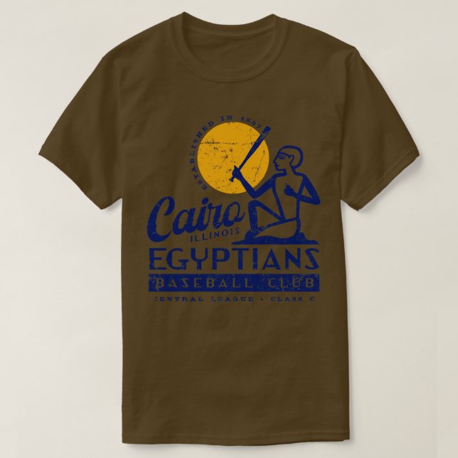 T-shirt Le baseball égyptien du Caire (Design devant)