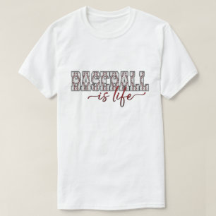 T-shirt Le Baseball Est Un Mannequin Court