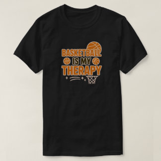 T-shirt Le basket-ball est ma thérapie
