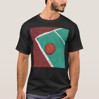 T-shirt Le Basket-Ball Ne S'Arrête Jamais - 1 Sur 3