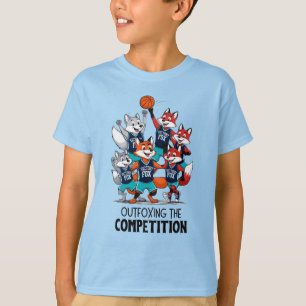 T-shirt Le Basket-Ball Renverse Les Garçons De La Compétit