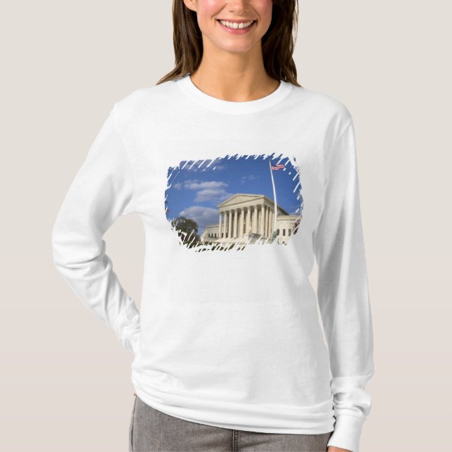 T-shirt Le bâtiment de court suprême des Etats-Unis dedans (Devant)
