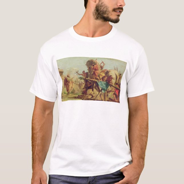 T-shirt Le bâtiment du Trojan Horse, c.1760 (Devant)