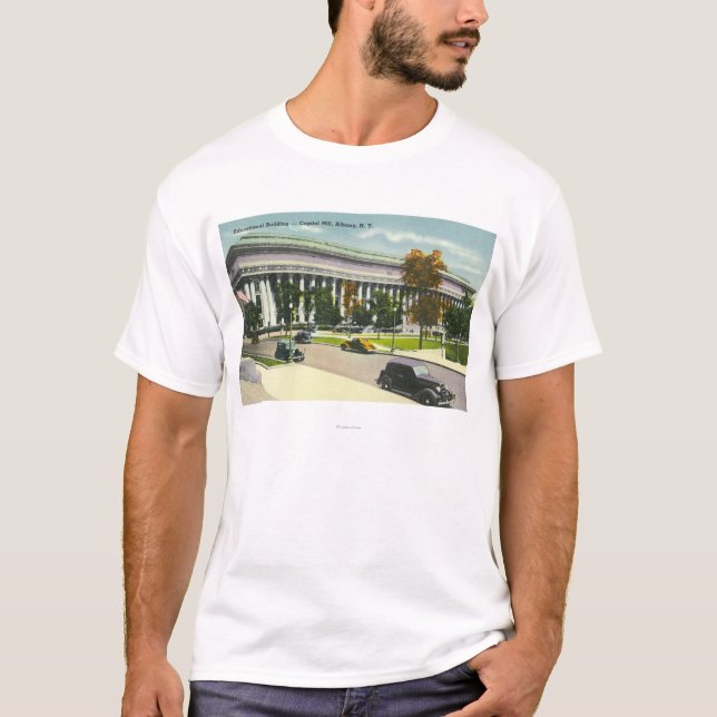 T-shirt Le bâtiment éducatif, Capitol Hill # 2 (Devant)