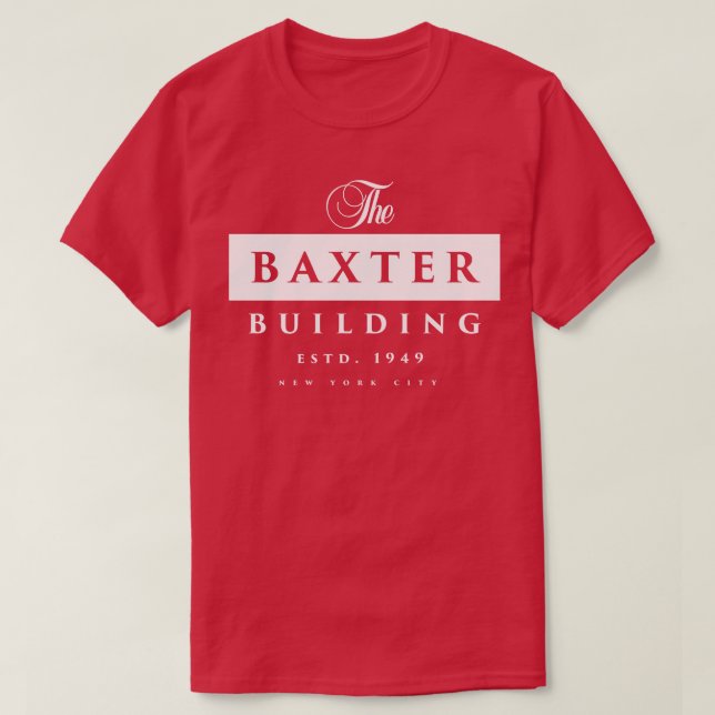 T-shirt Le Baxter Building (Design devant)