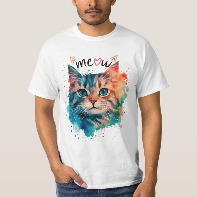 T-shirt Le Beau Chat 🐱 miow (Devant)