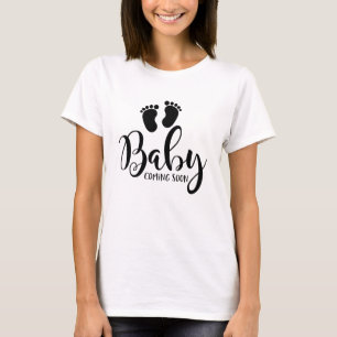 T-shirt Le bébé arrive bientôt