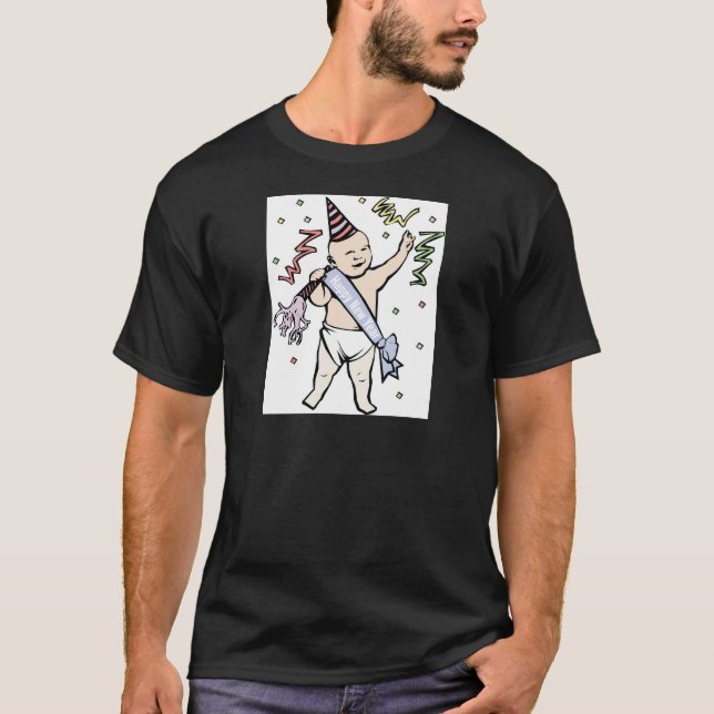 T-SHIRT LE BÉBÉ DE NOUVELLE ANNÉE (Devant)