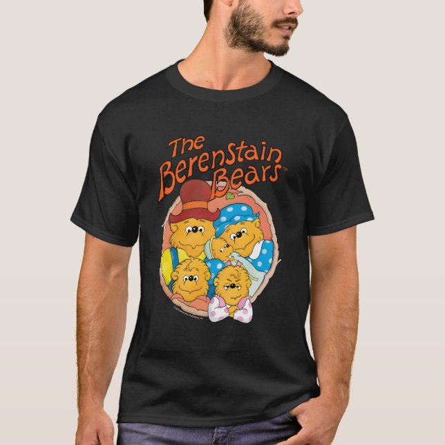 T-shirt Le Berenstain Porte Les Ours Berenstain Cercle F (Devant)