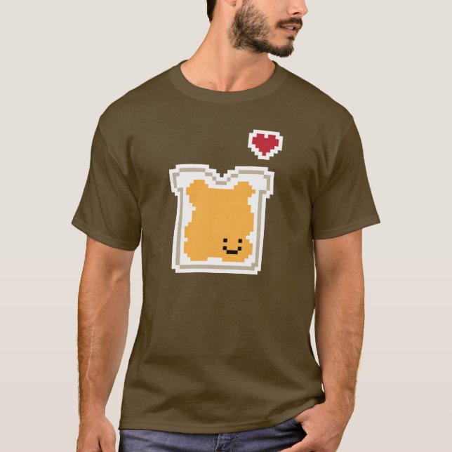 T-shirt Le beurre d'arachide couple la chemise (Devant)