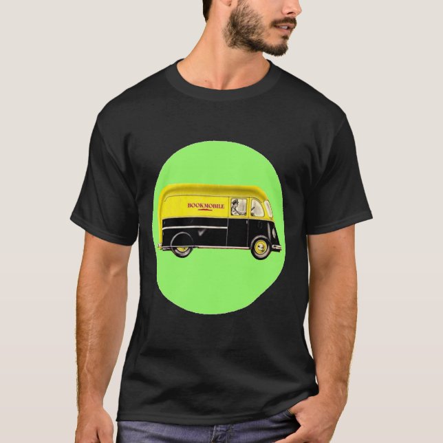 T-shirt Le bibliobus monte encore (Devant)