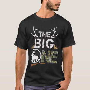 T-shirt Le Big One Birthday Boy Deer Hunter Camouflage 1s