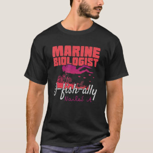 T-shirt Le Biologiste Marin O Fish Ally L'A Nuit Éclairé O