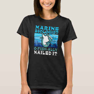 T-shirt Le Biologiste Marin O Fish Ally L'A Nuit Éclairé O