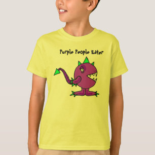 T-shirt Le BJ chemise pourpre drôle de monstre de mangeur