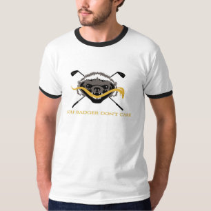 T-shirt Le blaireau de golf ne s'inquiètent pas